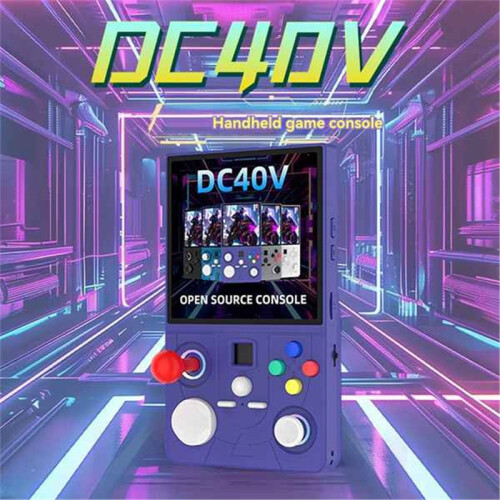 Console de Jeu Portable Rétro DC40V Linux WiFi GamePad avec Éclairage RGB, Écran IPS 4 Pouces, Compatible avec  de 30 Émulateurs A 2