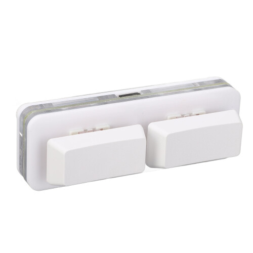 OSU pad de dos teclas RGB con cable USB programable Blanco