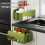 Foldable Hanging Storage Rack - No-Drill Wall Mounted Organizer Shelf for Versatile Use 5