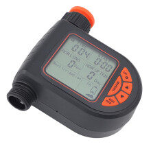 G3/4 auf G1/2 Wasserzeitschaltuhr LCD, 2x AA-Batterien, 12,5  12  5 cm ABS