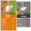 Weatherproof Chicken Feeder 6+1 PP Spilling-Resistant Orange 3