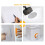 Weatherproof Chicken Feeder 6+1 PP Spilling-Resistant Orange 7