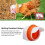 Weatherproof Chicken Feeder 6+1 PP Spilling-Resistant Orange 5