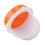 Weatherproof Chicken Feeder 6+1 PP Spilling-Resistant Orange 9