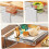 Stainless Steel Foldable over Door Organizer - Large Capacity Kitchen and Bathroom Storage Rack 7