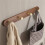 Walnut Wood Coat Rack - Modern Style Wall Hanger for Home Decor 2