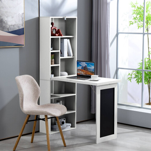 Westwood DESK WITH SHELVES COLOUR=WHITE VARIATIONLISTING 2