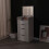 Westwood WestWood Textured LED Vanity Dressing Table 3 Drawers Flip Mirror Storage Stool 13
