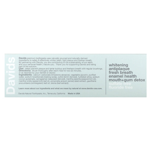 Davids Natural Toothpaste, Volop Spectrum St. Jan's Wort 2
