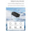 LKTOP Station de Charge Triple pour  Osmo Action 6/5 Pro/4/3/Osmo 360 (36 W) 5