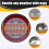 Lanterna Traseira Dinâmica de 4 Polegadas para Reboque, 24V, LED, Luz de Freio para Caminhão, LED, Formato Redondo, para Carros, Barcos, Ônibus e 4