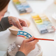 12Pcs Ceramic Glaze Brush Set,Pottery Glaze Brushes Acrylic Watercolor for Drawing Artists Painting Students Kids Adults