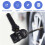 4X Bildäck TPMS-Sensor Programmerbar Däcktryckssensor 315MHZ+433MHz 2 i 1 för Autel Tool TS408 TS508 ITS600 MX-Sensor 10