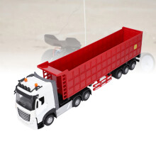Heavy Duty Alloy Dump Trailer Truck Toy – 47cm Indoor/Outdoor Construction Vehicle