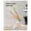 Book Stand for Reading-Adjustable Book Holder with 360Rotate Base & Foldable Desktop Stand Riser for Book,Recipe,Laptop 2