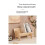 Wooden Tilted Tabletop Bookshelf Kids Bookcase Rustic Desktop Storage Organizer Display Bookshelf 5