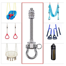 Metal Heavy Duty Swing Thread Hanger Swingset Playset Hardware Porch Locking Yoga Safety Locking Ceiling Mount
