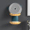 Double Layer PP Goldfish Wall Mount Soap Dish, Blue/Yellow 11