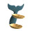 Double Layer PP Goldfish Wall Mount Soap Dish, Blue/Yellow 12