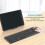 Foldable  Keyboard, USB Rechargeable Wireless Keyboard for IOS, Android, Windows PC Laptop Smartphone-Black 7
