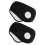 6Pièces Cache-Oreilles Hiver Noir Ajustable Mousse Douce Anti- 2