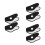 6Pièces Cache-Oreilles Hiver Noir Ajustable Mousse Douce Anti- 9