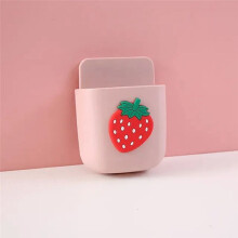 Cute Storage Rack Desk Organizer Pen Holder Self Adhesive Stationery Holder Remote Control TV Mobile Phone Holder