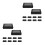 100Pcs Black Kraft Paper Pastry Packaging Boxes with Window for Bakery 5