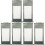 6Pièces Rouleaux Multi Couleur Pour Art Murale 2