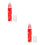 2Pièces Roller Gloss Nourrissant Hydratant Transparent Rouge 4