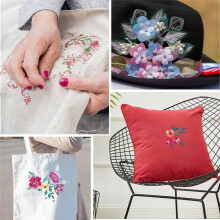 Stick & Stitch Embroidery Paper for Embroidery Dissolvable Embroidery Transfer for Transferring Embroidery Patterns 6PCS