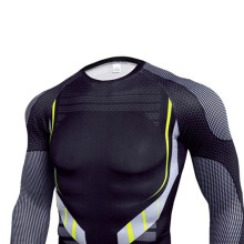 Completo Fitness da Uomo, Tuta Slim Fit 2 Pezzi, Rapido Asciugatura, Traspirante, Allenamento in M, Poliestere TK174