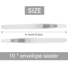 10 Pieces Pencil Style Moistener Stamp Envelope Moistener Mailing Letter Sealer Envelope Licker for Office