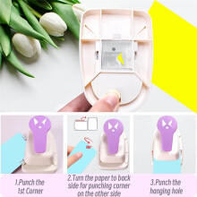 Puncher Any Size Tab Tag Maker Corner Punch Puncher Papers Cutter Hole Paper-Cutter 3in1 Tag for Card Making