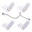 5 τεμάχια νυχτερινό φως LED, πληκτρολόγιο USB, φωτιστικό φορητού υπολογιστή, 5
