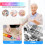 Pill Organizer-Weekly Pill Box-Metal Pill Box 7 Day Waterproof-Travel Pill Case - Stackable Pill Container 2 Pack 5