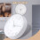 Premium Silver Wall Clock, Wall Decoration, Modern Silent Wall Clock for Home Office Kitchen (25cm, Silver) 6