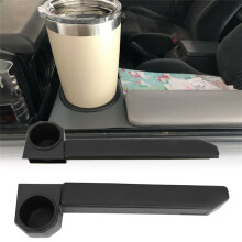 1 Pair Car Door Armrest Cup Holder Plastic Leather Wear Resistance Replacement for Land 70 Series