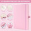 A5 Hardcover Dotted Journal Notebook with 184 Numbered Pages,Dotted Journaling Kit for Beginner Green 4