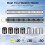 2 Pack Weekly Pill Organizer 2 Times A Day, Portable Small Pill Case Keychain Pill Holder for Travel 3