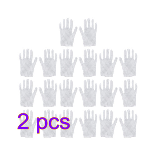 20Pair Assorted Color Stripe Gloves Breathable Anti-Static Work Gloves 2