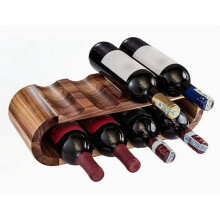 Double Layered Wine Rack Wine Bottle Display Rack Ornaments Restaurant Bar Tabletop European Style Red Wine Rack