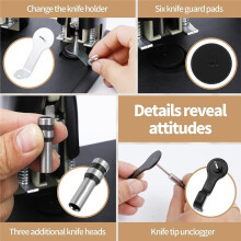 Professional 3-Hole Punch, 150 Sheet Capacity, Ergonomic Handle, Replaceable Cutter, Large Tray