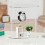 Acrylic Triangle End Table - 3 Tier Corner Side Table - Small Corner Table for Living Room, Bedroom, Bathroom 2