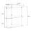 Acrylic Triangle End Table - 3 Tier Corner Side Table - Small Corner Table for Living Room, Bedroom, Bathroom 8