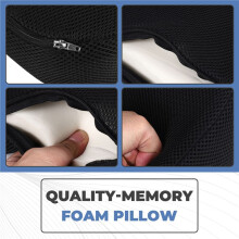 Orthopedic Pillow  Cushion-Non-Slip Memory Foam Coccyx Cushion for Tailbone Pain-Office Chair Car