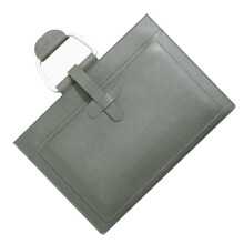 Bolsa de Cuero para Documentos A4, Tipo Sobre, para Documentos, de PU, de Calidad, Organizador de Documentos, Bolsa para Archivos