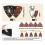 Kit de Almofada Lixa para Ferramenta Oscilante 124 Unidades 2 Unidades Almofadas Lixa Triangular 3-1/2 Polegadas 2 Unidades Almofada de Areia para 5