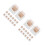50Pcs Small Cake Box with Window Black Paper Bakery Dessert Packaging 9
