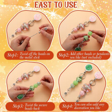 20 Pcs Beadable Reels Blank Bar ID Name Reel Clips Holder for Beads with DIY Key Ring Belt Clip Gift for Nurse Office